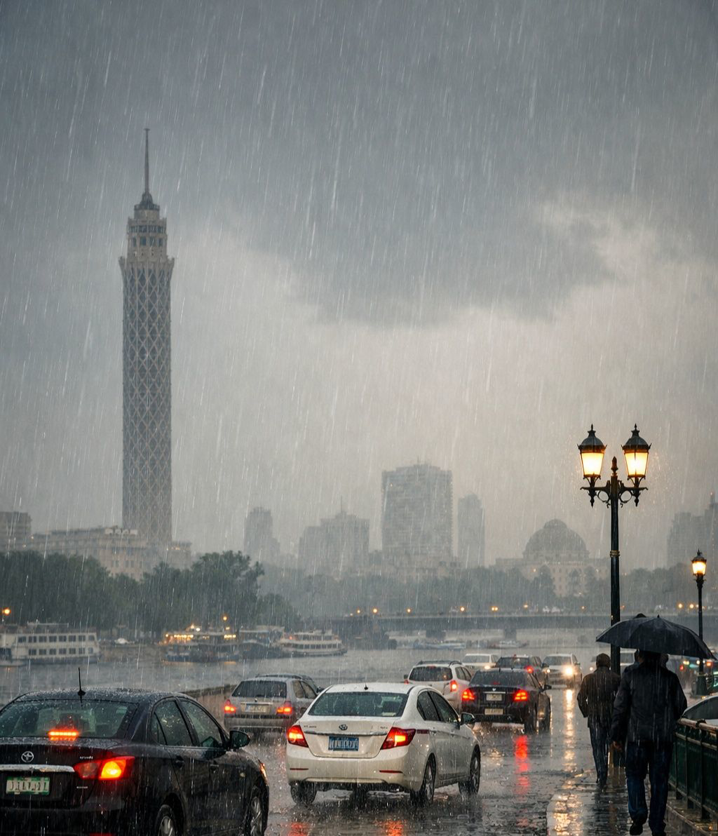 أحوال الطقس :شبورة وأمطار تضرب مصر غداً